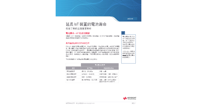 Extending Battery Life of IoT Devices - Three Key Insights to Understand